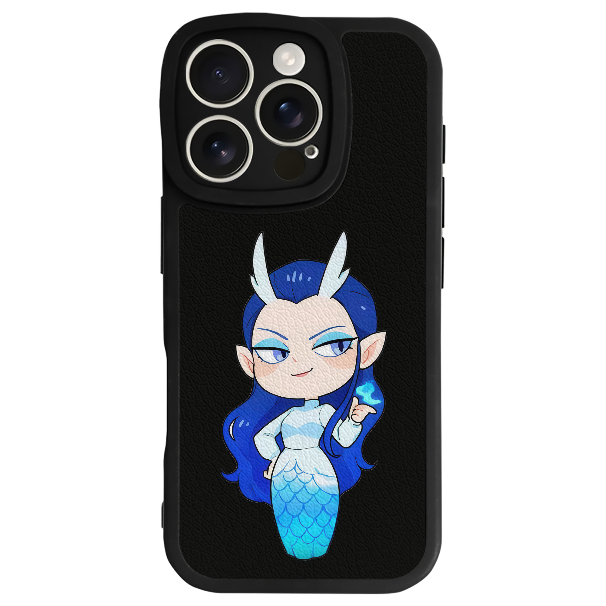 （画像用） Ne Zha 2 ナタ 魔童の大暴れ 【iPhone 16シリーズ対応】シリコンスマホケース（レザー調） 材質：シリコン